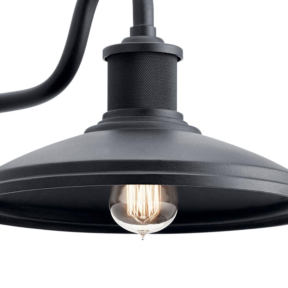 Allenbury 12" Textured Black Outdoor Wall Light