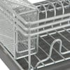 Laura Ashley Speckled Dish Rack Set in Grey - On Sale - Bed Bath & Beyond -  32035120