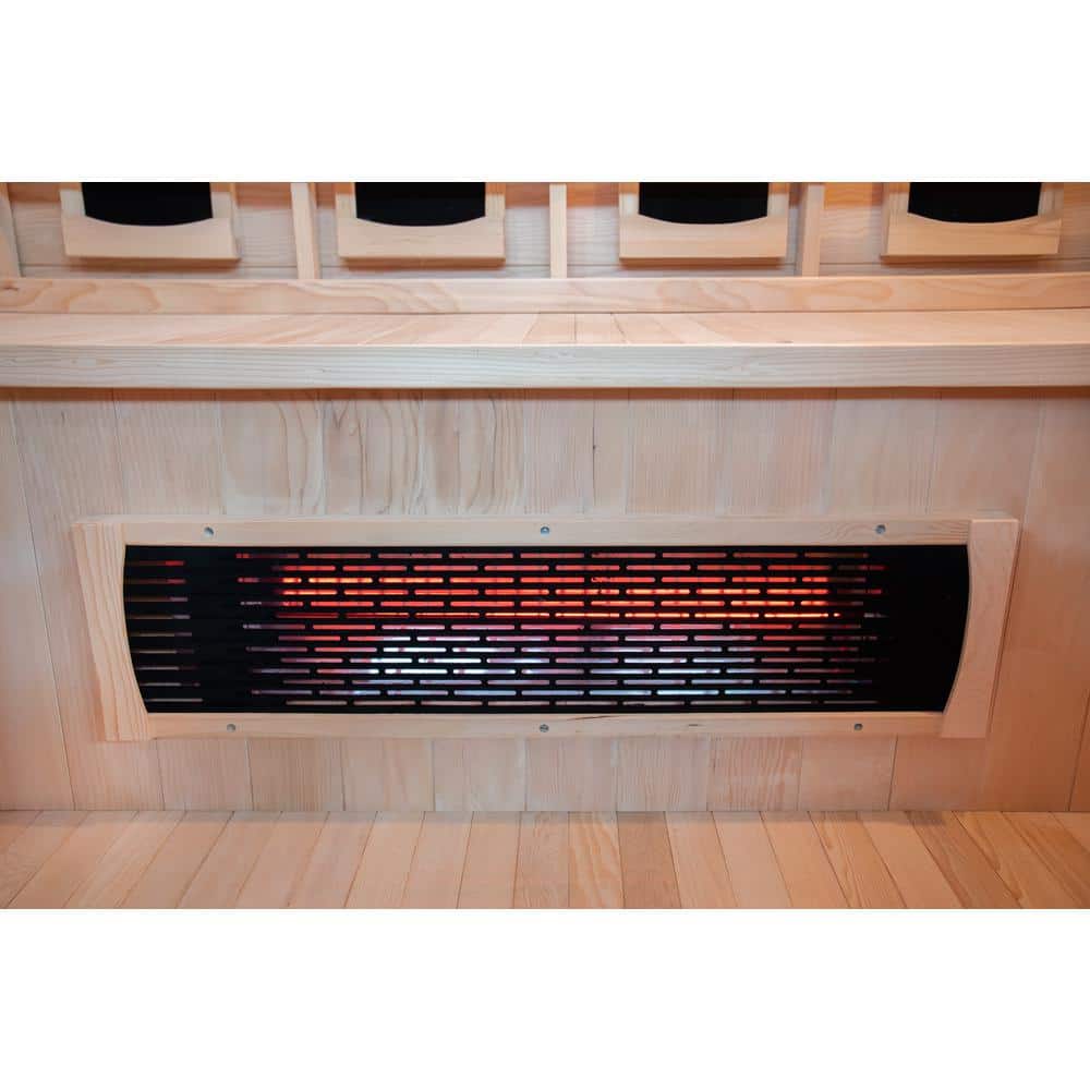 Grandby 3-Person Outdoor Infrared Sauna with Canadian Hemlock Wood