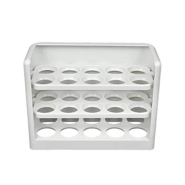 Dracelo Refrigerator egg storage box; refrigerator side door multi-layer egg tray