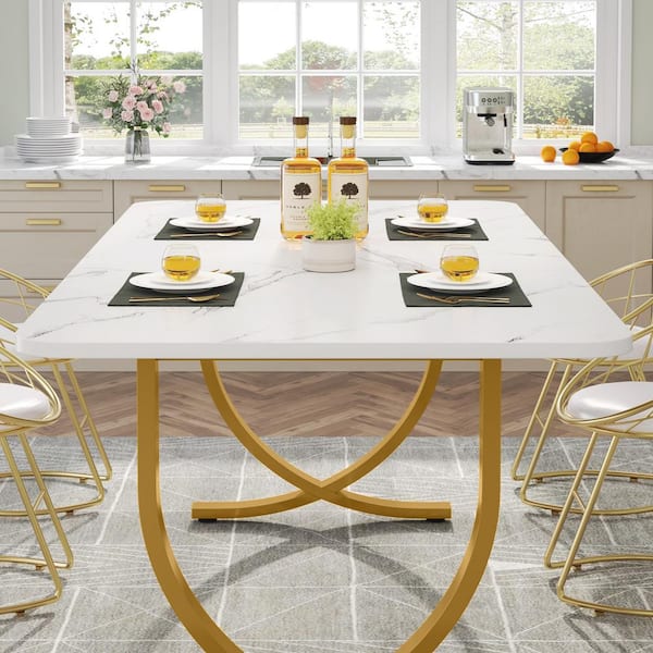 White top kitchen deals table