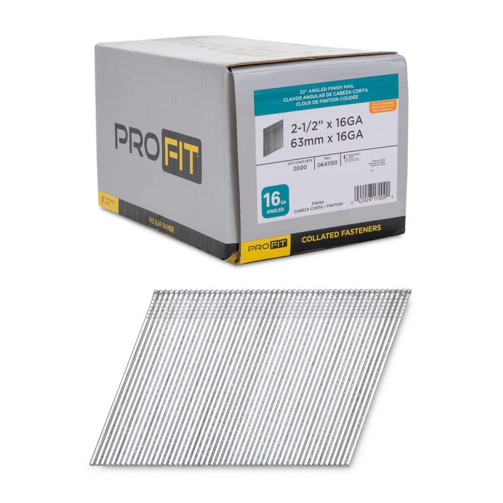 2-1/2 in. x 16GA 20° Angled Electrogalvanized Collated Framing Nails (2000-Per Box) price history on PriceWatchPro