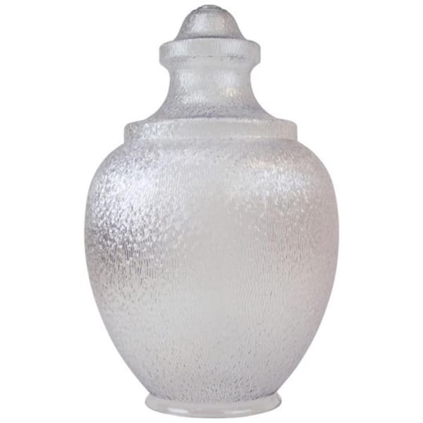 Acorn Series 66 Clear Polycarbonate Streetlamp Globe with 9.12 in. Fitter Neck - No Fixture Inlcuded