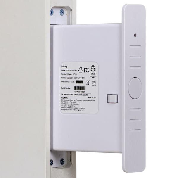 Feather River Doors Smart Glass Door Lithium Ion Rechargeable White Battery Pack