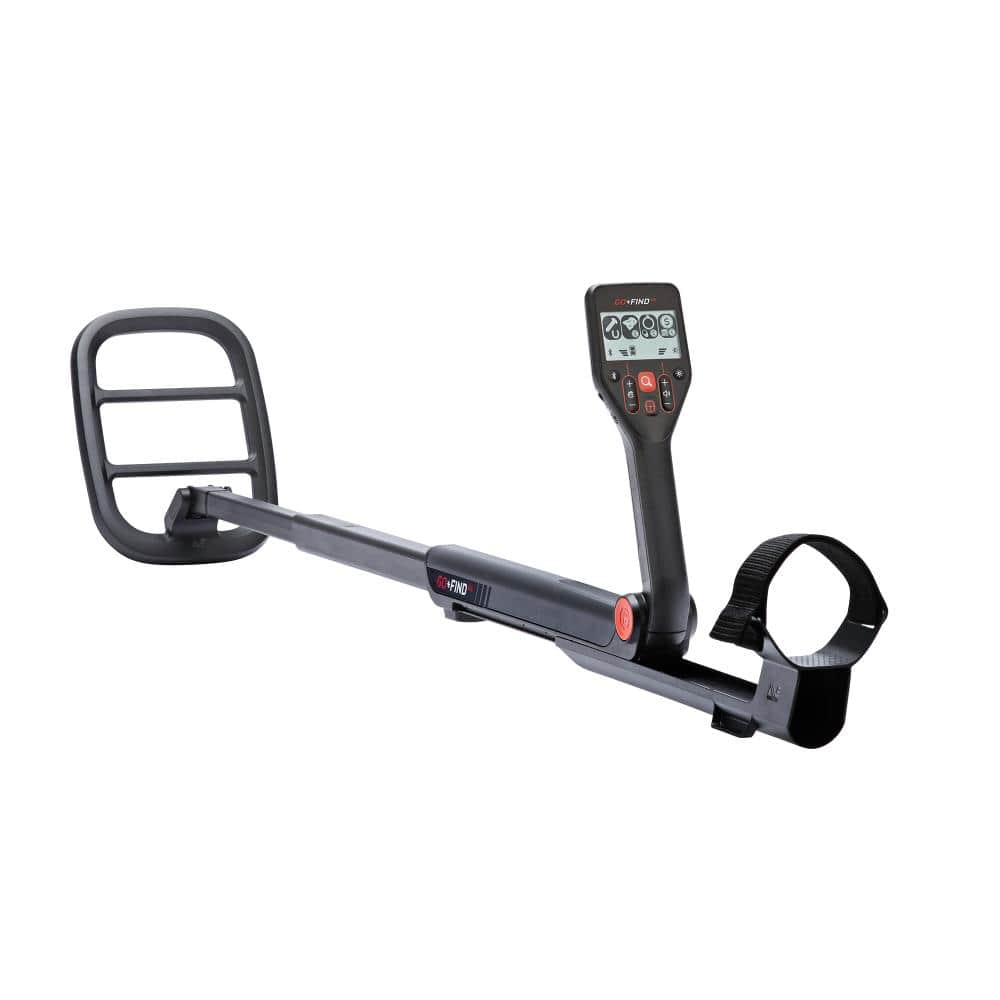 GO-FIND 66 High-Power Ultra-Light Collapsible Metal Detector  with 10" Waterproof Coil, Earbuds, Digging Tool