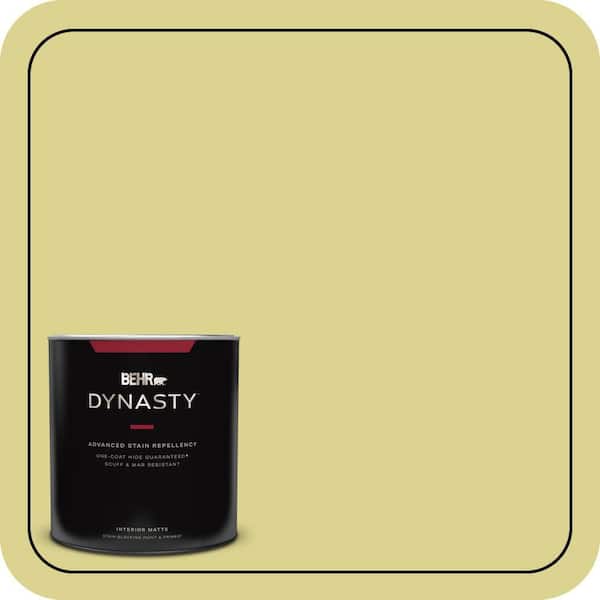 BEHR DYNASTY 1 qt. #T17-16 Thats My Lime Matte Interior Stain-Blocking Paint & Primer