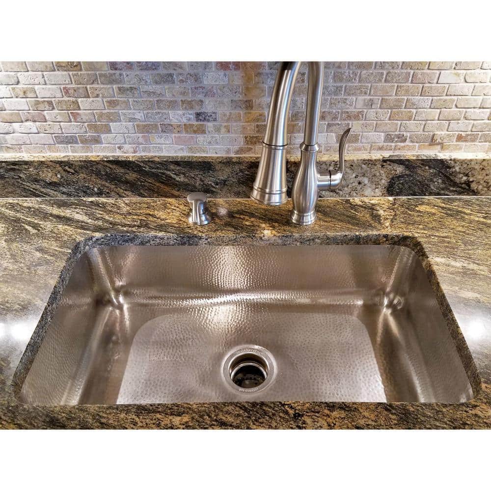 Taylor Hammered Stainless Steel Single Bowl Undermount Sink
