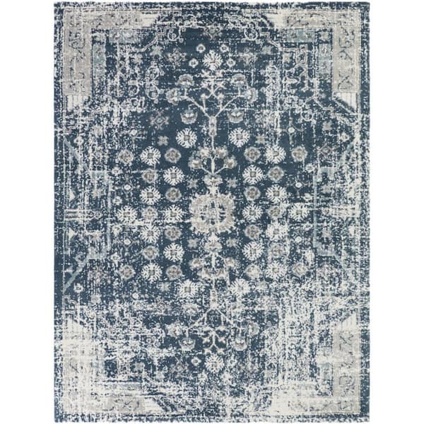 Bastian 5 ft. x 7 ft. Blue Area Rug