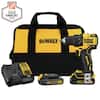 DEWALT ATOMIC 20V MAX Cordless Brushless Compact 1/2 in. Drill/Driver, (2) 20V 1.3Ah Batteries, Charger and Bag DCD708C2