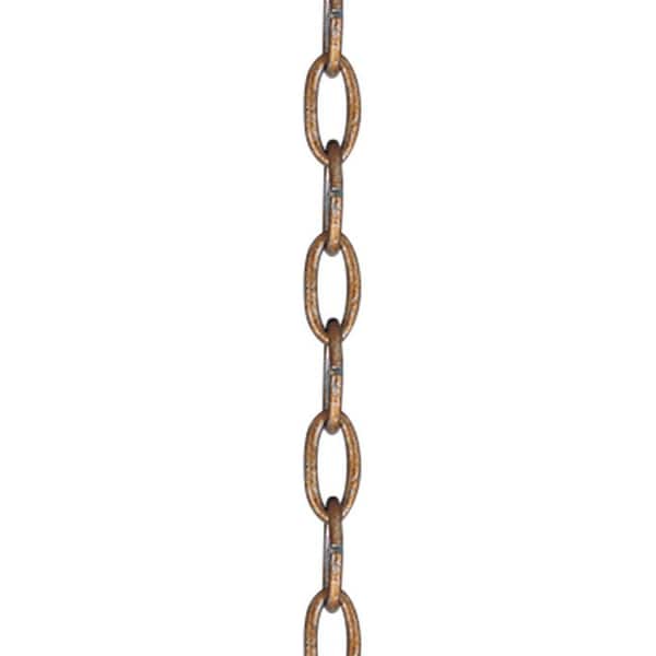Livex Lighting Antique Gold Leaf Extra Heavy Duty Decorative Chain