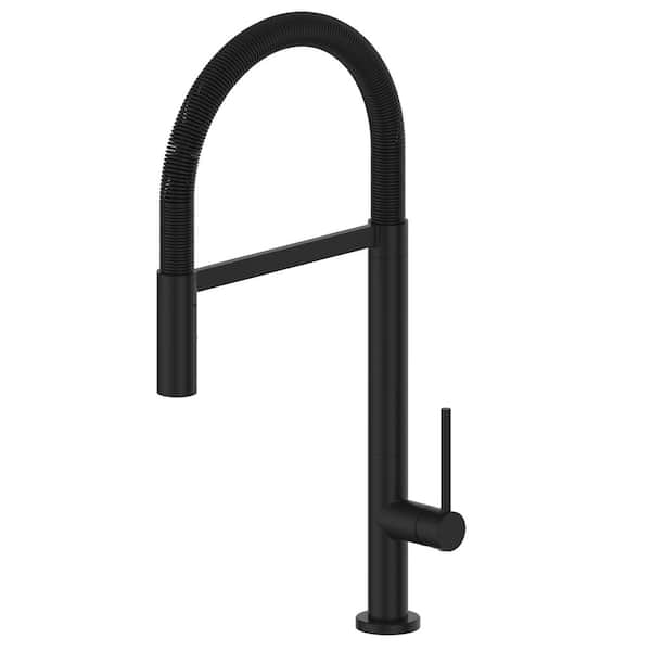 ZLINE Kitchen and Bath ZLINE Incline Kitchen Faucet in Matte Black (INC-KF-MB)