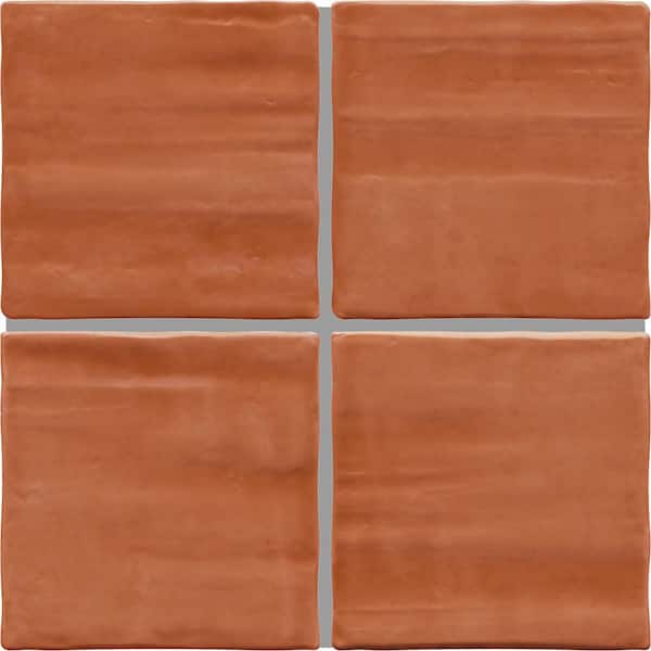 Daltile Artcrafted Cotto 4 in. x 4 in. Glazed Ceramic Wall