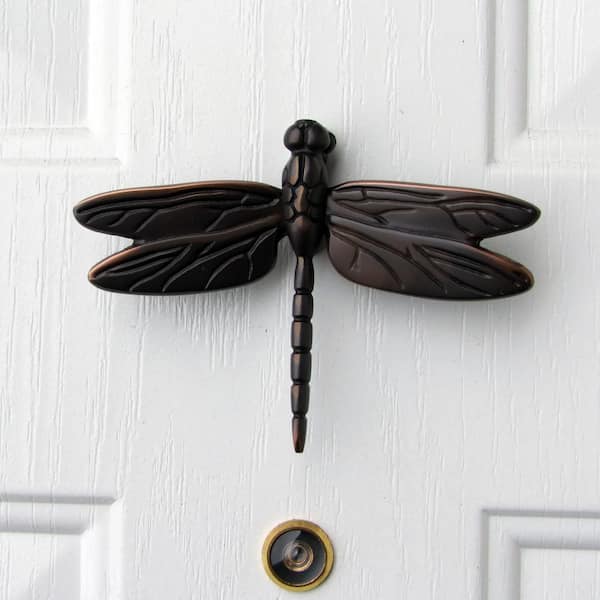 Polished Brass Dragonfly Door Knocker