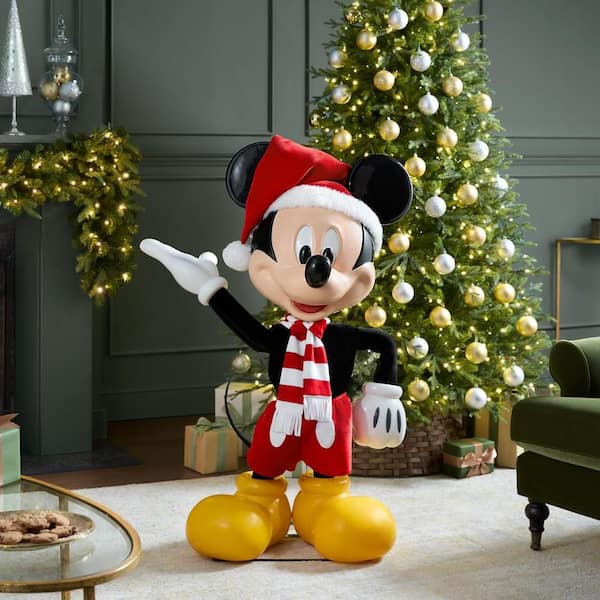 Disney 4 ft. Animated Holiday Mickey Mouse A5 25SV24951 - The Home