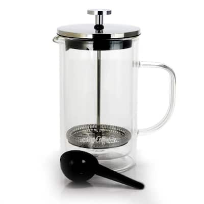 Hyland 20 oz French Press Coffee Maker with Scoop
