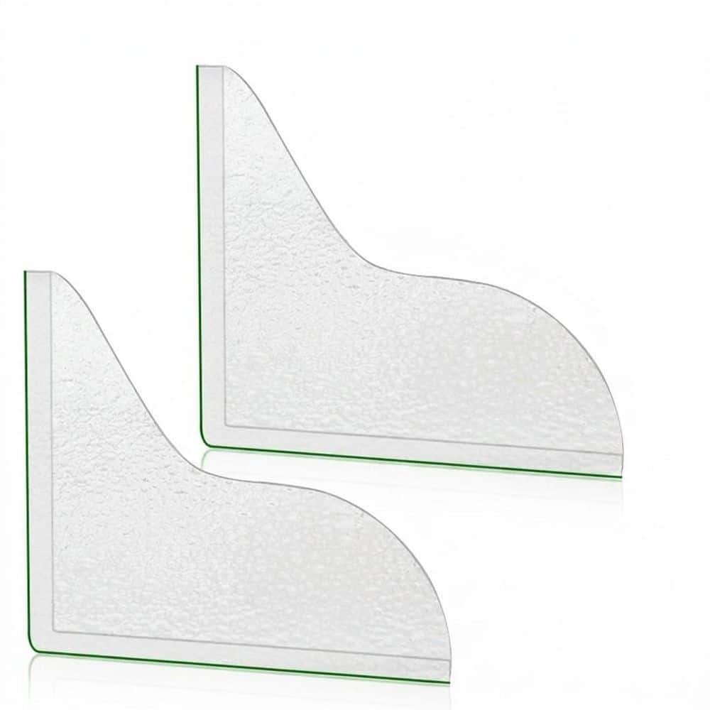 2 Pack Acrylic Self-Adhesive Clear Silicone Splash Guards for Bathtub Shower Corners Water Control price history on PriceWatchPro