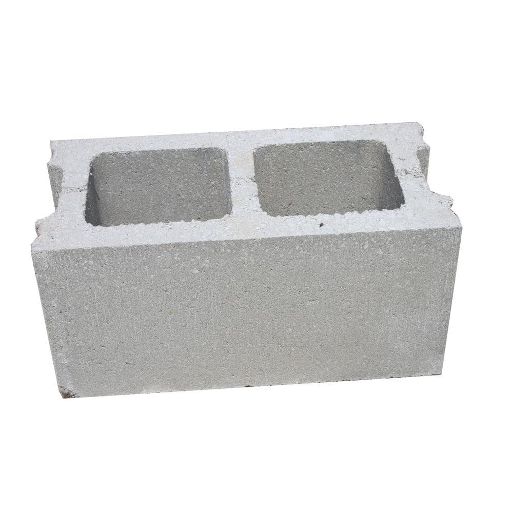 8 In X 8 In X 16 In Concrete Block 3306680000 The Home Depot 0126