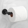 Glacier Bay Lorent Matte Black Toilet Paper Holder BTH-008-111 - The Home  Depot