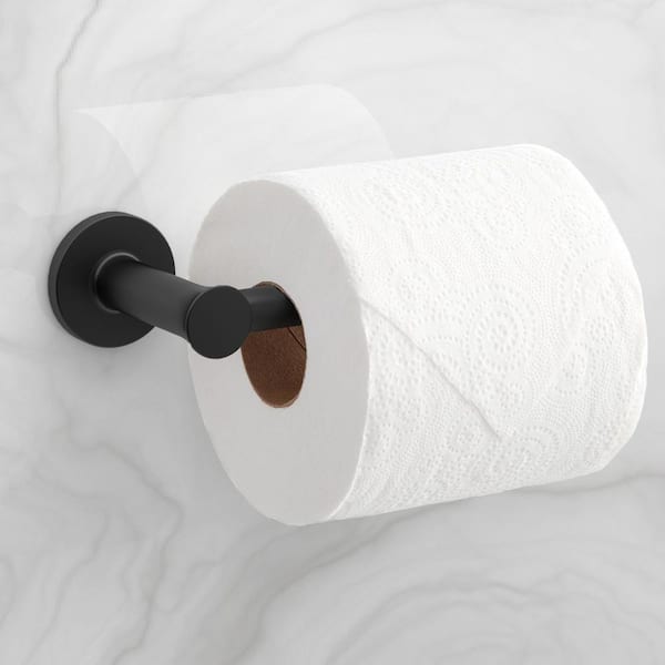 Hex Matte Black Wall Mounted Toilet Paper Holder + Reviews