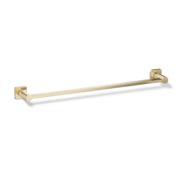 Parallel 24 in. Wall Mounted Towel Bar in Vibrant French Gold
