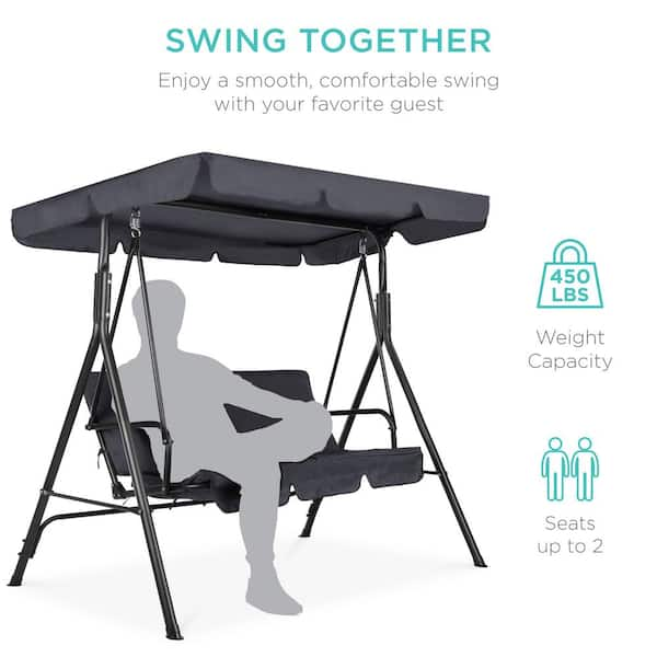 Luxor swing discount seat replacement canopy