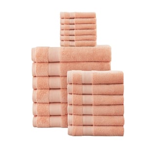 18-Piece HygroCotton Bath Towel Set in Aged Clay