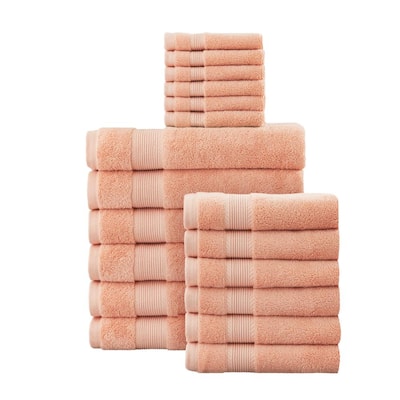 18-Piece Hygrocotton Towel Set in Aged Clay