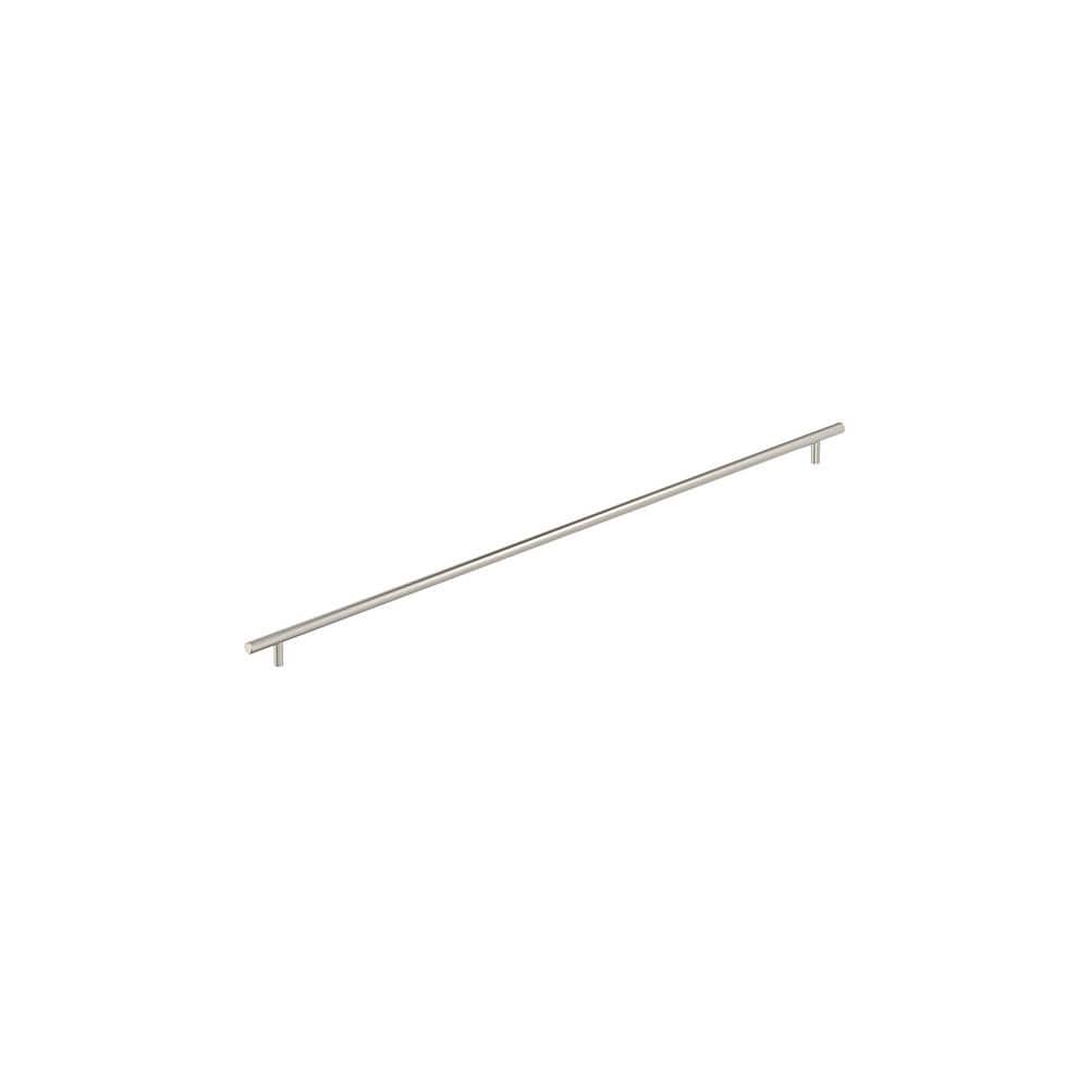 Bar Pulls 30-1/4 in. (768mm) Center-to-Center Satin Nickel Bar Cabinet Pull price history on PriceWatchPro