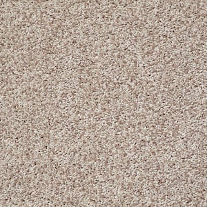 Charming - Scone - Beige 24 oz. Polyester Twist Installed Carpet