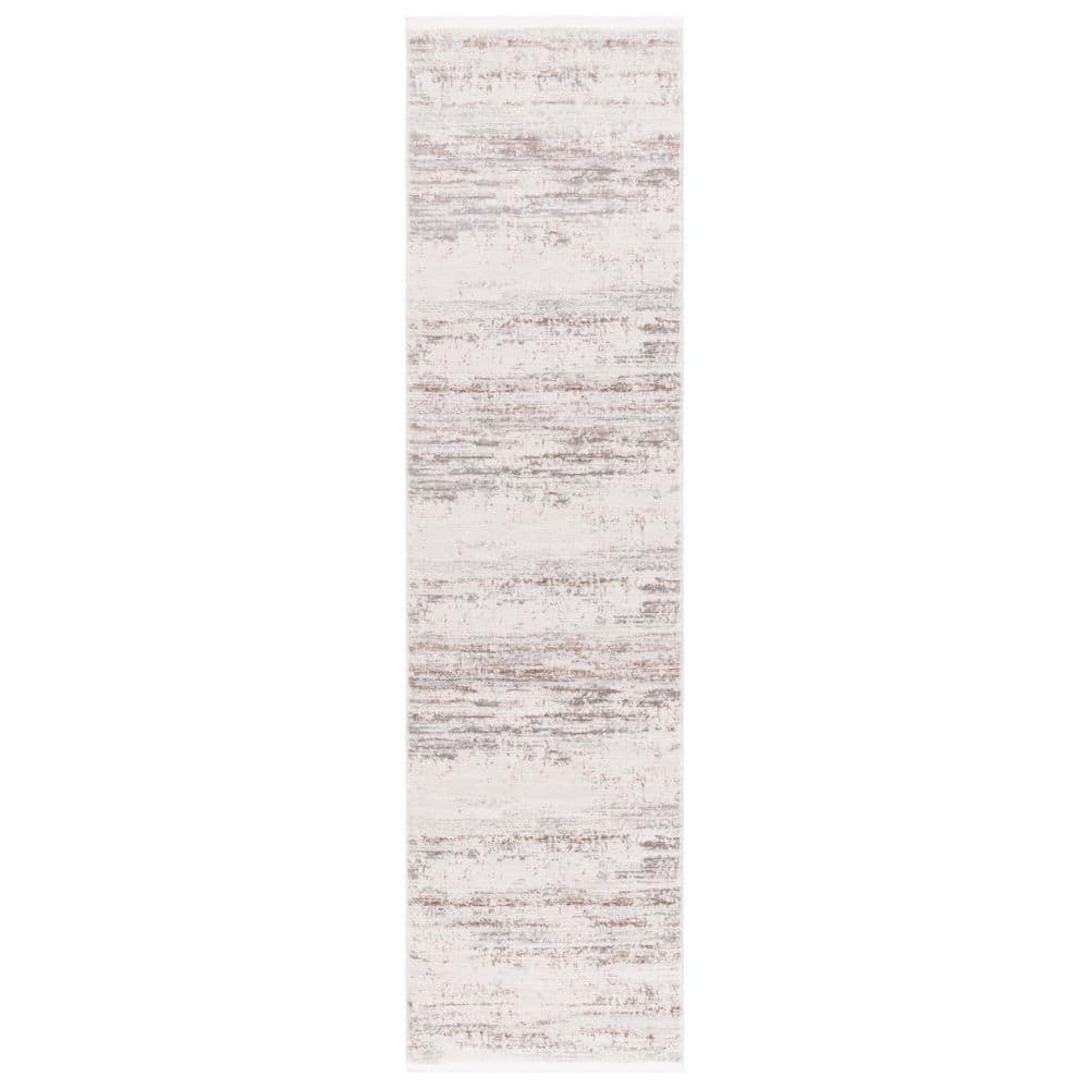 Diamond 2 ft. x 8 ft. Beige/Gray Brown Distressed Abstract Runner Rug price history on PriceWatchPro