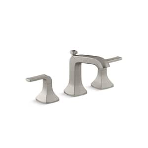 Rubicon 8 in. Widespread 2-Handle Bathroom Faucet in Vibrant Brushed Nickel