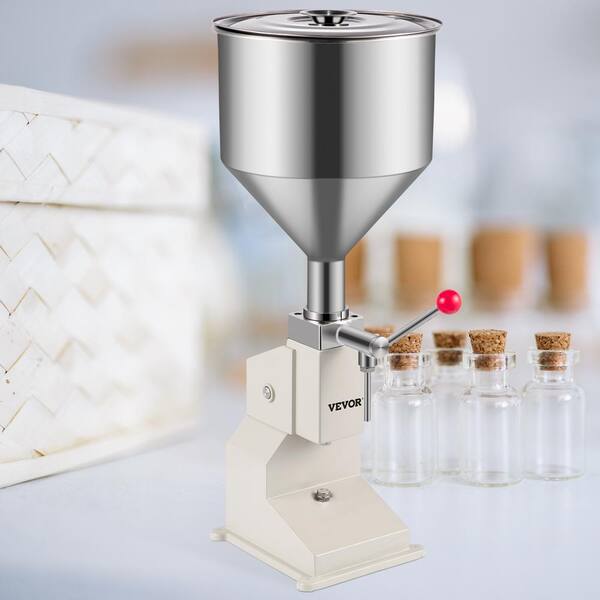 Multifunctional A03 Manual Paste Liquid Filling Machine, Wine Bottle Filler  5-50ml, Stainless Steel lip gloss base Filling Machine for liquid cosmetic  : : Home