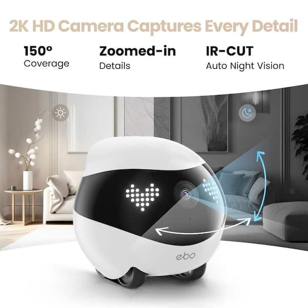 Enabot EBO Air 2 2K HD Camera, Intelligent Home Companion