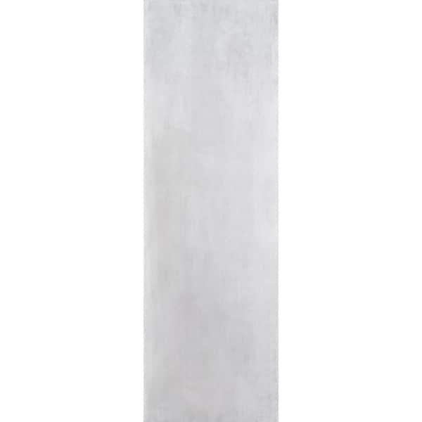 Momeni Suave Shag Grey 2 ft. 3 in. x 7 ft. 9 in. Indoor Runner Rug