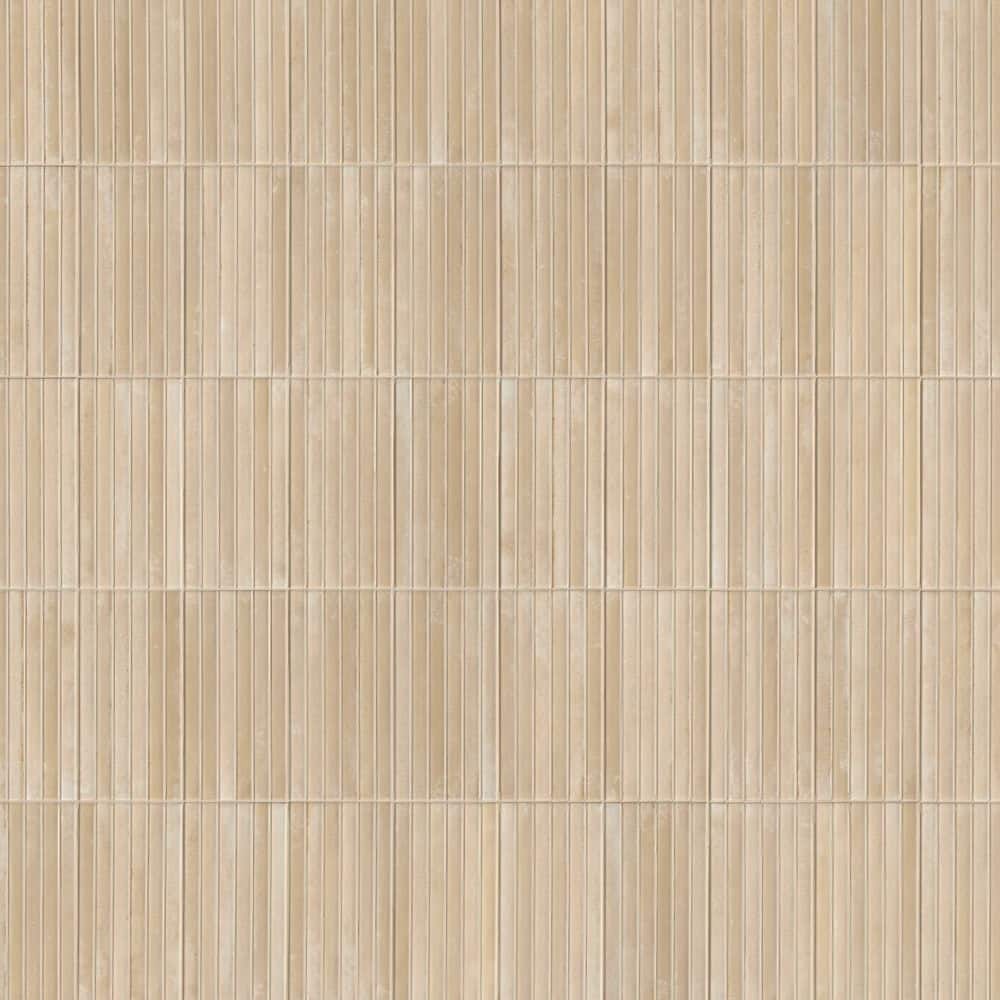 Princess Cappuccino 5 in. x 10 in. Glossy Porcelain Fluted Wall Tile (8.71 sq. ft. /Case) price history on PriceWatchPro