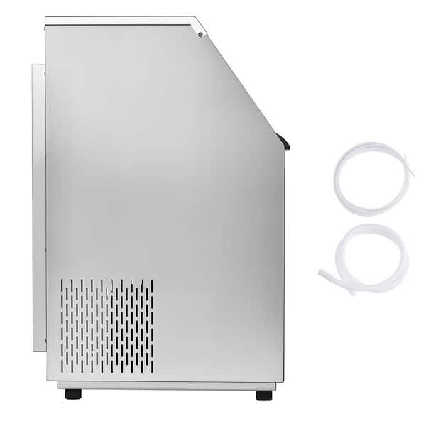24 in. Commercial Ice Maker 300 lbs. /24H 126 Cubes in 15 Min Ice Maker Machine with 88 lbs. Storage Stainless Steel
