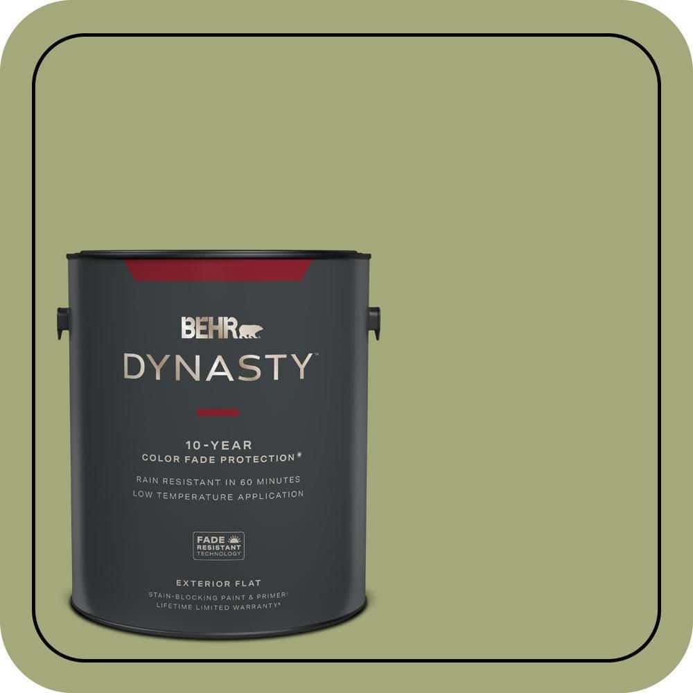 1 gal. #M350-5 Mossy Cavern Flat Exterior Stain-Blocking Paint & Primer price history on PriceWatchPro