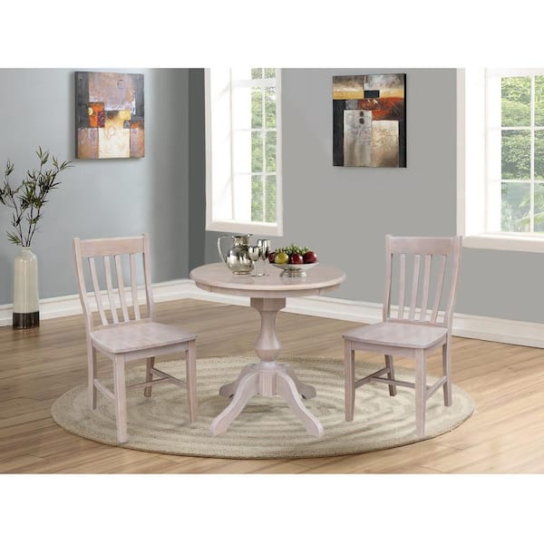 International Concepts Sophia 30 In Unfinished Round Solid Wood Pedestal Table K 30rt 11b The Home Depot International Concepts Sophia 30 In, Unfinished Dining Room Table