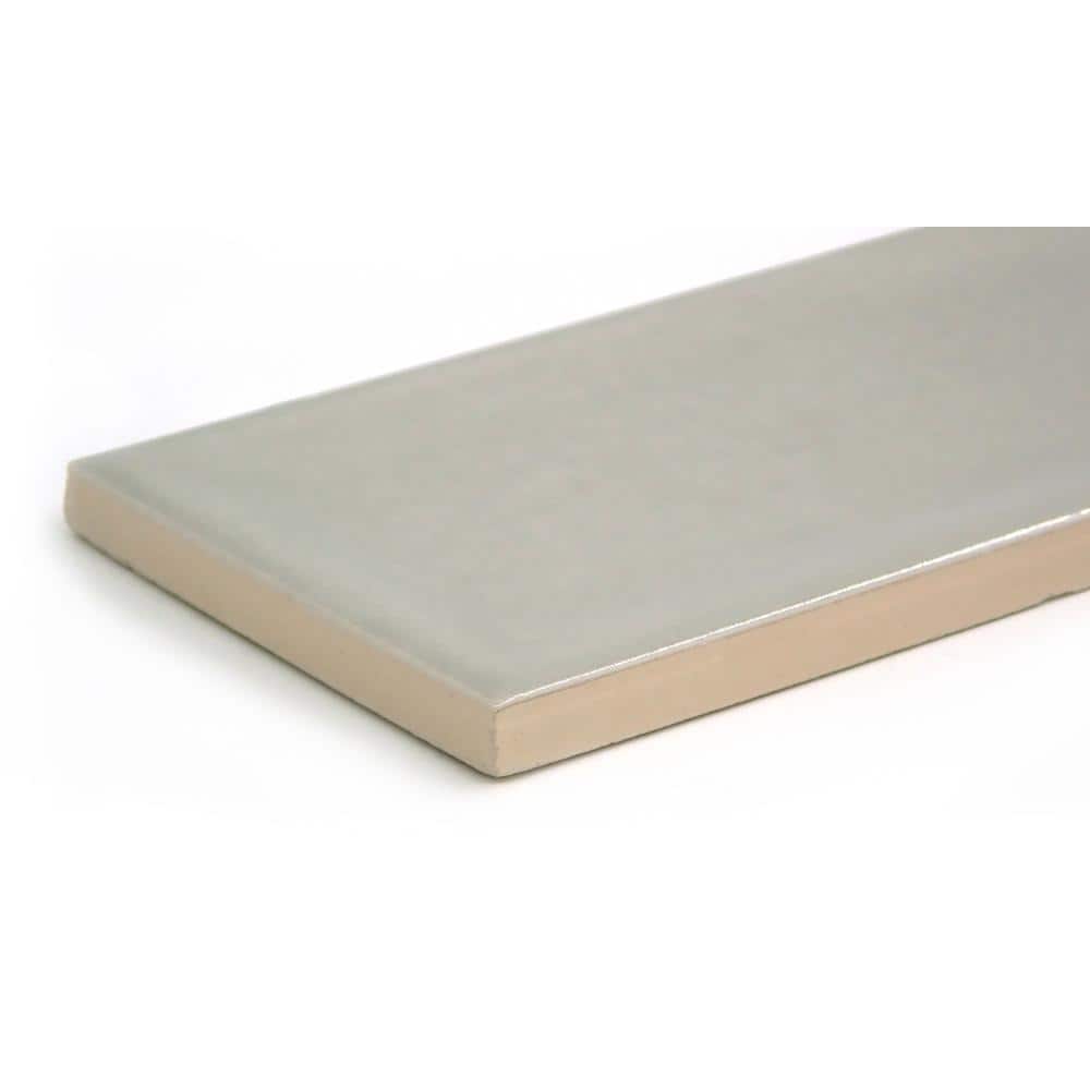 Raku Silver 3x12 Glossy Ceramic Wall Tile