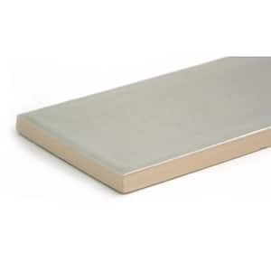 Raku Silver 3 in. x 12 in. Glossy Ceramic Wall Tile (6.3 sq. ft./Case)