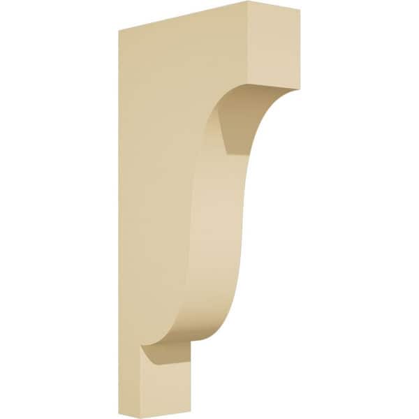 Ekena Millwork Standard Newport 3 in. W x 18 in. H x 9 in. D Signature Urethane Polyurethane Corbel