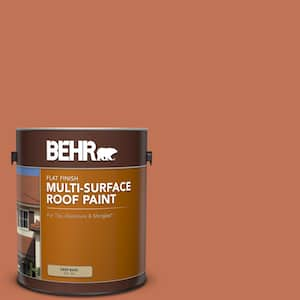 1 gal. #M200-6 Oxide Flat Multi-Surface Exterior Roof Paint