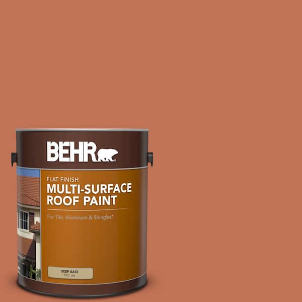 1 gal. #M200-6 Oxide Flat Multi-Surface Exterior Roof Paint