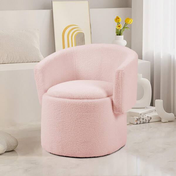 plush barrel chair