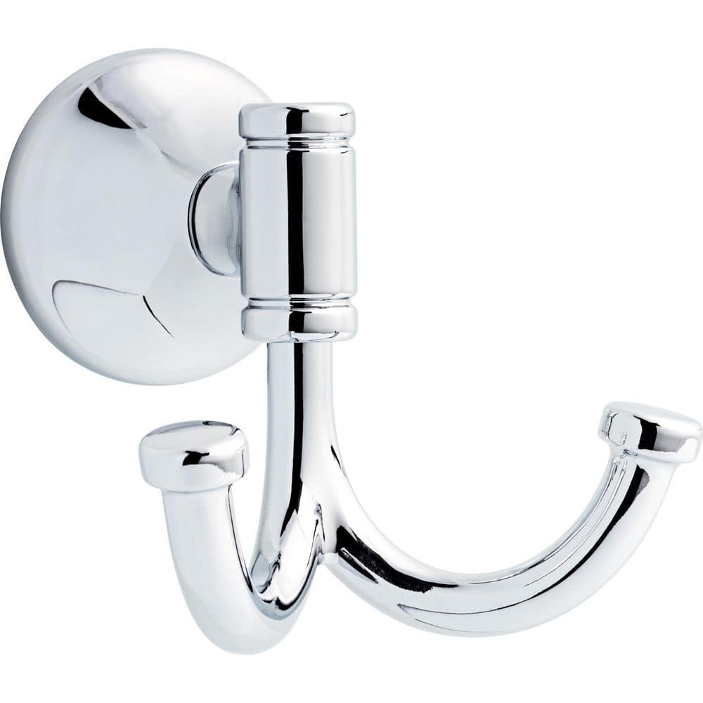 Foundations Design Series J-Hook Double Robe/Towel Hook Bath Hardware Accessory in Polished Chrome price history on PriceWatchPro