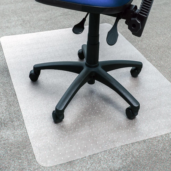 Ecotex BioPVC Eco Friendly Carbon Neutral PVC Clear Indoor Chair Mat for Carpet 29 in. x 47 in.