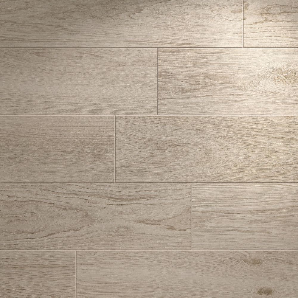 Foresta Oak Taupe 8 in. x 40 in. Wood Look Porcelain Floor and Wall Tile (12.92 sq. ft./Case) price history on PriceWatchPro