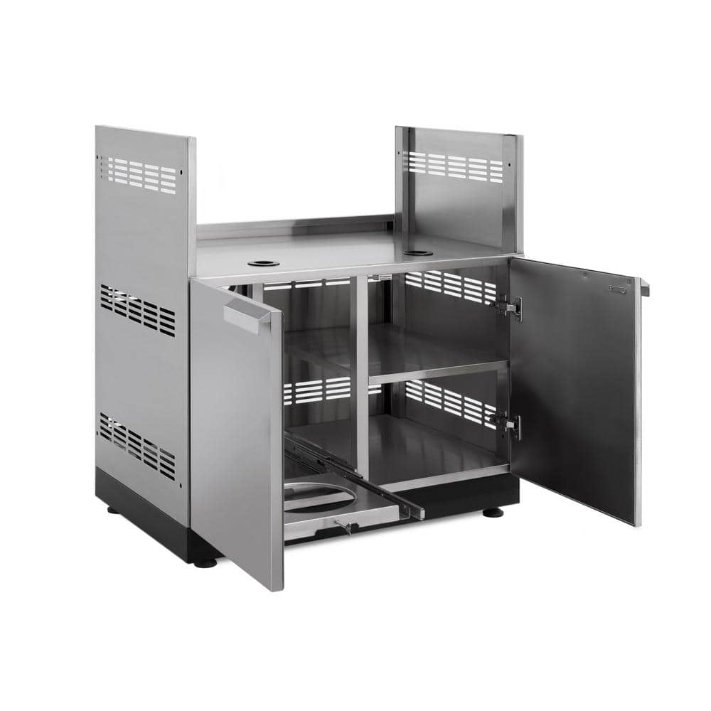 Stainless Steel 33-Inch Outdoor Kitchen Grill Cabinet