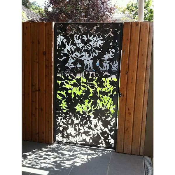 Privacy Screen Metal Garden Fence Topper Decor Art