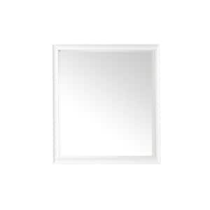 Glenbrook 36.0 in. W x 40.0 in. H Rectangular Framed Wall Mount. Bathroom Vanity Mirror in Bright White